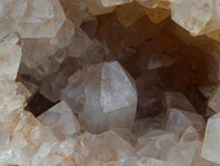 Natural Clear Limonite Quartz Clusters x 3 From Solwezi, Zambia