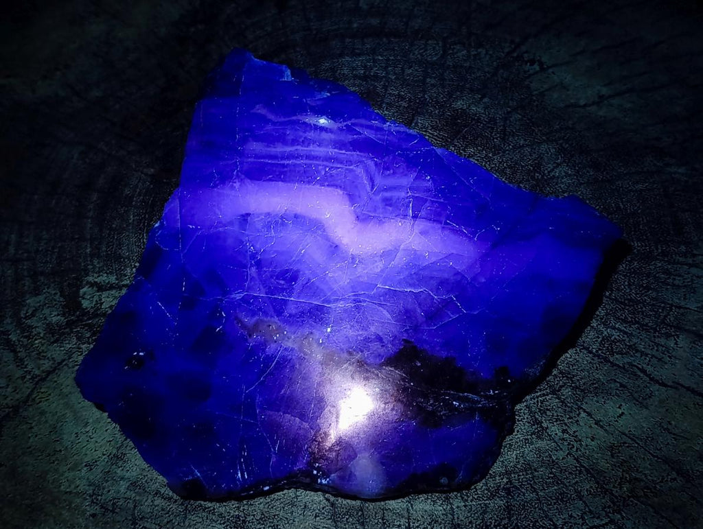 Polished Watermelon Fluorite Slices x 2 From Uis, Namibia