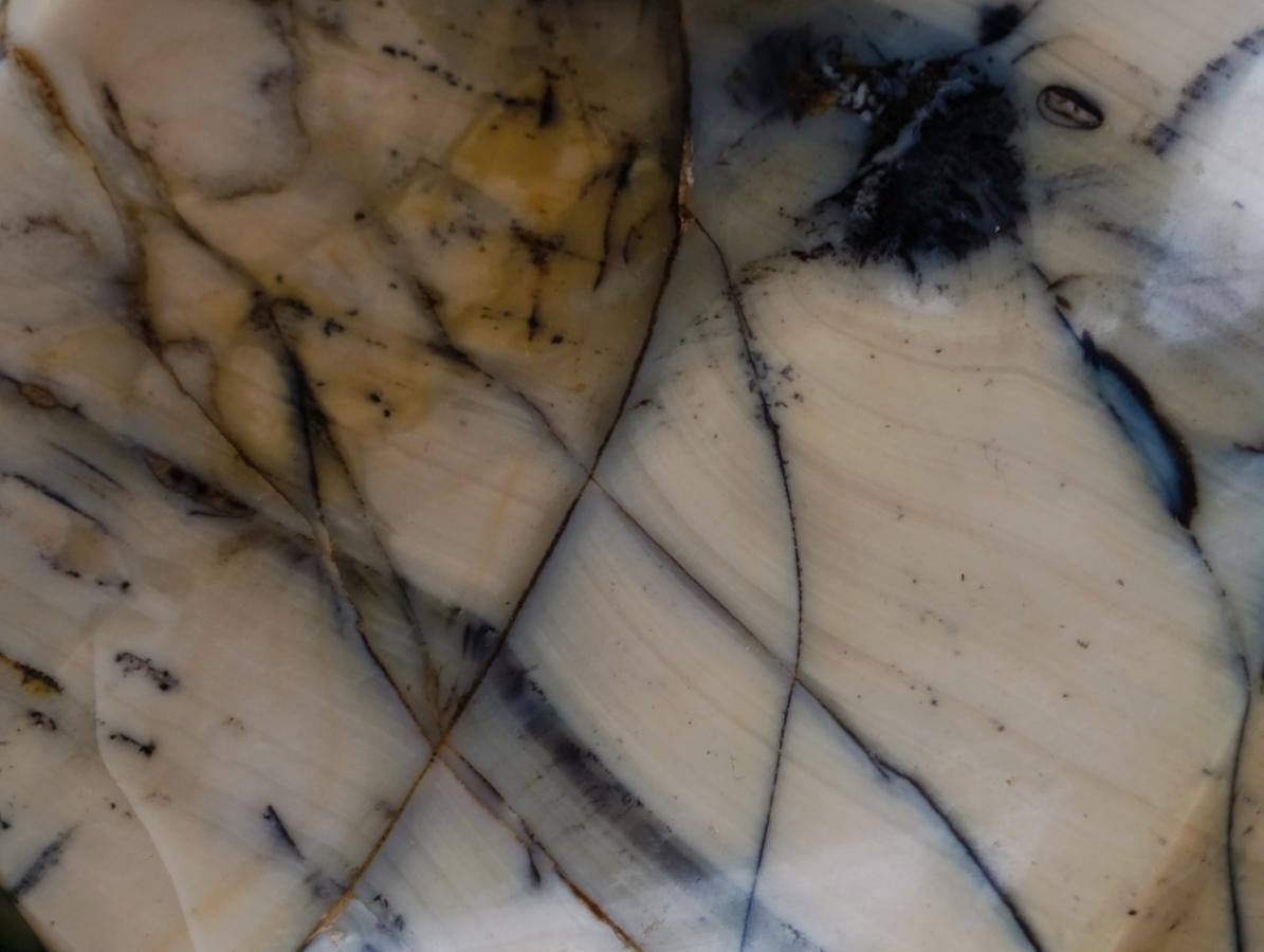 Hand Made XL Dendritic Agate Flame x 1 From Moralambo, Madagascar