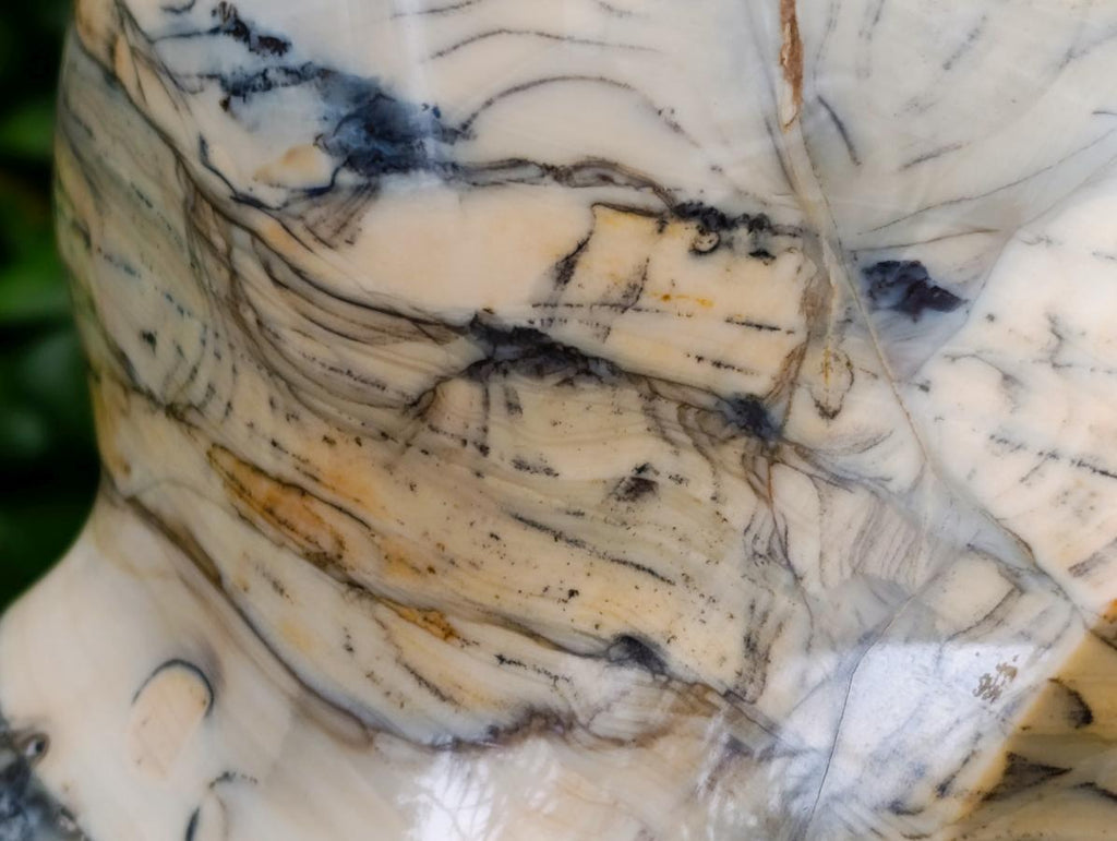 Hand Made XL Dendritic Agate Flame x 1 From Moralambo, Madagascar