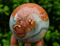 Polished Polychrome Jasper Spheres x 3 From NW Coast, Madagascar