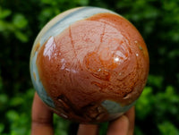 Polished Polychrome Jasper Spheres x 3 From NW Coast, Madagascar