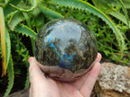 Polished Labradorite Sphere x 1 From Tulear, Madagascar