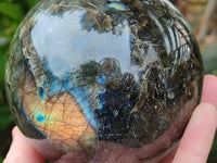 Polished Labradorite Sphere x 1 From Tulear, Madagascar