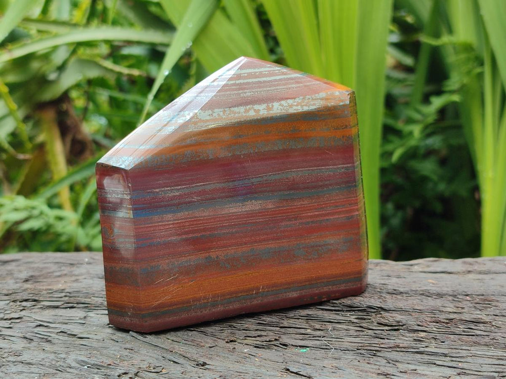 Polished Banded Tiger Iron Points x 3 From South Africa