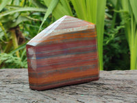 Polished Banded Tiger Iron Points x 3 From South Africa