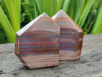 Polished Banded Tiger Iron Points x 3 From South Africa