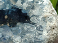 Natural Blue Celestite Geode Specimen x 1 From Sakoany, Madagascar
