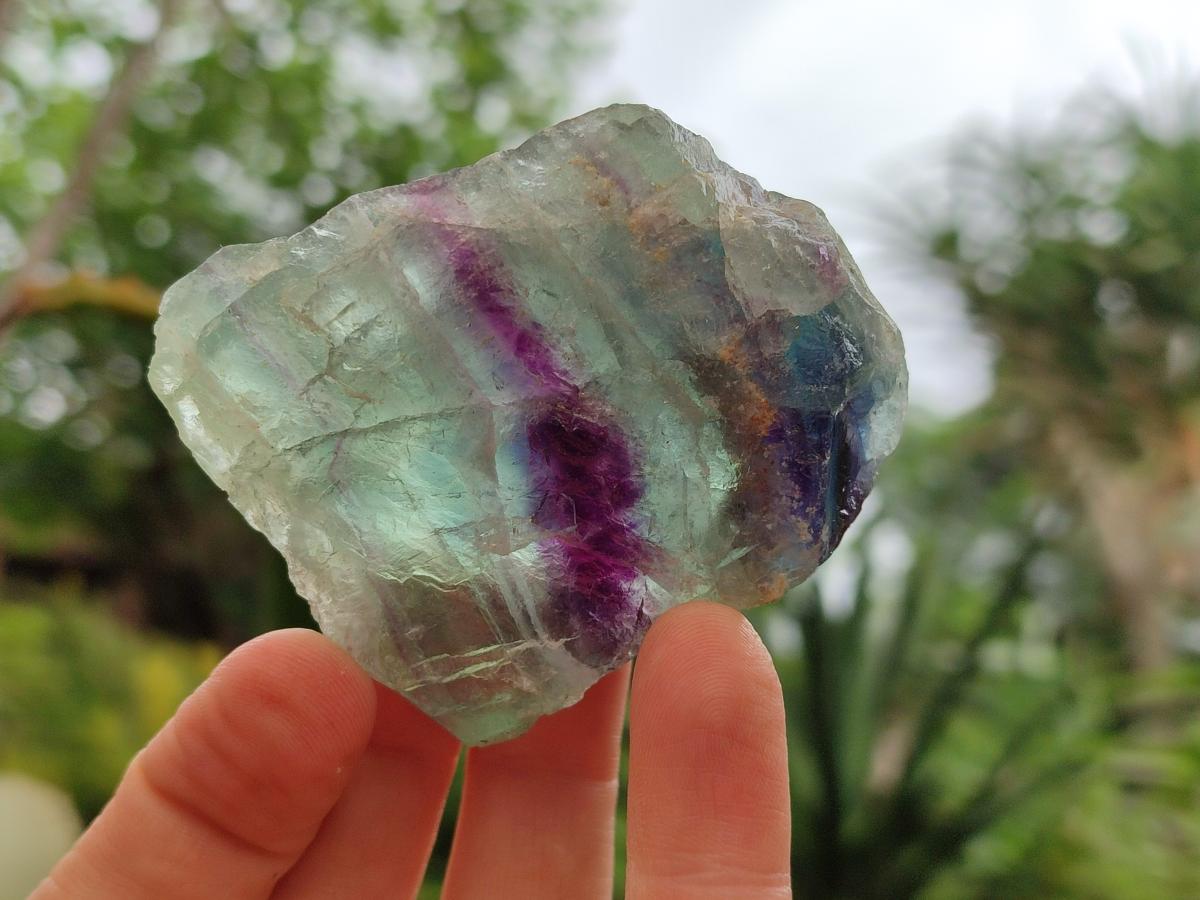 Natural Watermelon Fluorite Cobbed Specimens x 24 From Uis, Namibia