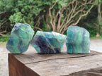 Natural Watermelon Fluorite Cobbed Specimens x 24 From Uis, Namibia