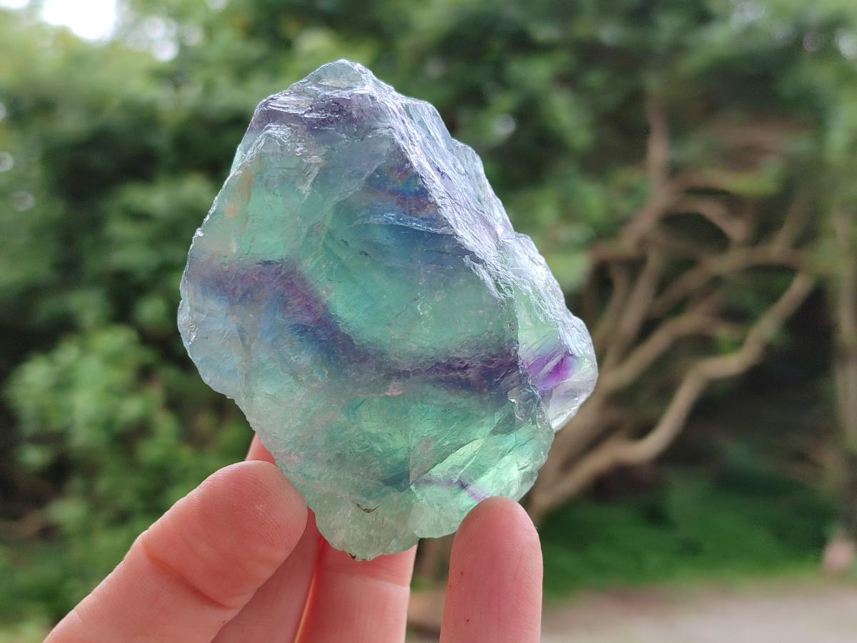 Natural Watermelon Fluorite Cobbed Specimens x 24 From Uis, Namibia