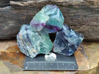Natural Watermelon Fluorite Cobbed Specimens x 24 From Uis, Namibia