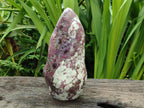 Polished Rubellite Pink Tourmaline Standing Free Form x 1 From Ambatondrazaka, Madagascar