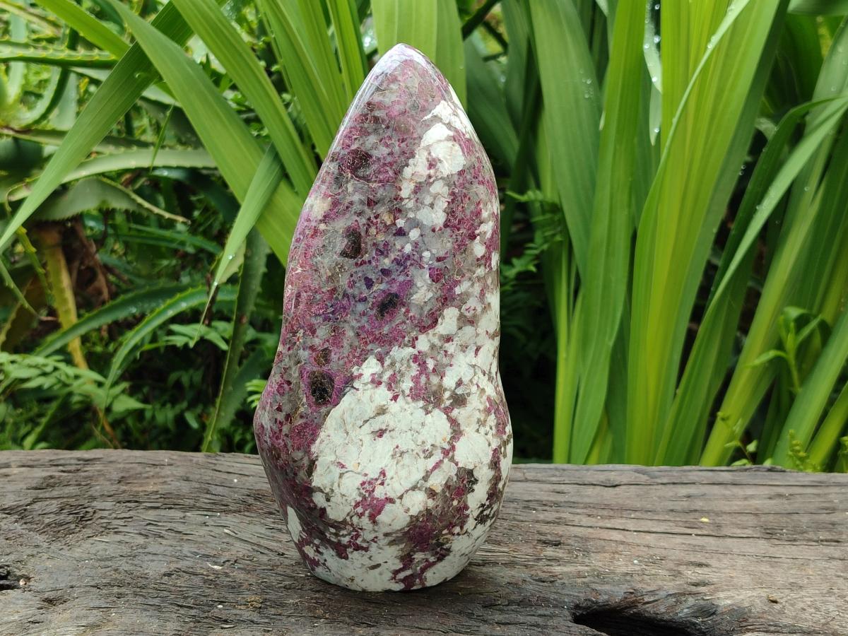 Polished Rubellite Pink Tourmaline Standing Free Form x 1 From Ambatondrazaka, Madagascar
