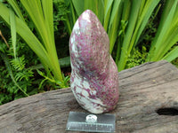 Polished Rubellite Pink Tourmaline Standing Free Form x 1 From Ambatondrazaka, Madagascar
