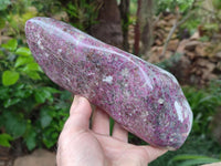 Polished Rubellite Pink Tourmaline Standing Free Form x 1 From Ambatondrazaka, Madagascar