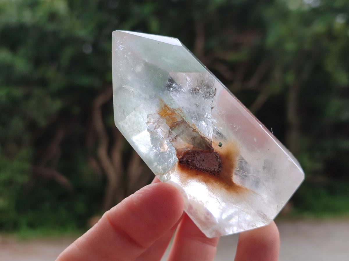 Polished Quartz Crystals With Inclusions x 6 From Madagascar