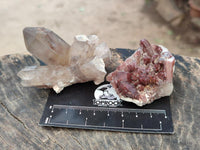 Natural Red Hematoid Quartz Crystal Clusters x 24 From Karoi, Zimbabwe
