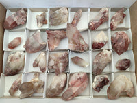 Natural Red Hematoid Quartz Crystal Clusters x 24 From Karoi, Zimbabwe