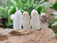 Natural Drusy Snow Finger Crystals x 70 From Albert's Mountain, Lesotho