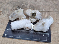 Natural Drusy Snow Finger Crystals x 70 From Albert's Mountain, Lesotho