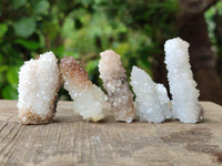 Natural Drusy Snow Finger Crystals x 70 From Albert's Mountain, Lesotho