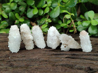 Natural Drusy Snow Finger Crystals x 70 From Albert's Mountain, Lesotho