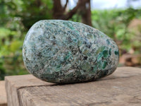 Polished Emerald Mica 'Mutokolite' Free Forms x 6 From Mutoko, Zimbabwe