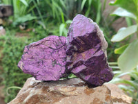 Natural Metallic Purpurite Specimens x 12 From Erongo, Namibia