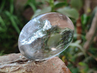 Polished Clear Rock Crystal Galets x 12 From Amoron’i Mania Madagascar