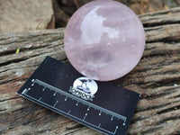 Polished Star Rose Quartz Spheres x 3 From Madagascar