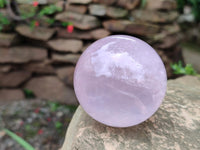 Polished Star Rose Quartz Spheres x 3 From Madagascar