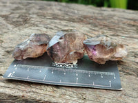 Natural Window Amethyst Crystals x 35 From Chiredzi, Zimbabwe