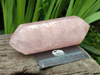 Polished Double Terminated Rose Quartz Crystals x 3 From Madagascar - Toprock Gemstones and Minerals 