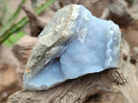 Natural Blue Lace Agate Geode Specimens x 19 From Nsanje, Malawi