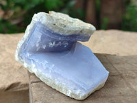 Natural Blue Lace Agate Geode Specimens x 19 From Nsanje, Malawi