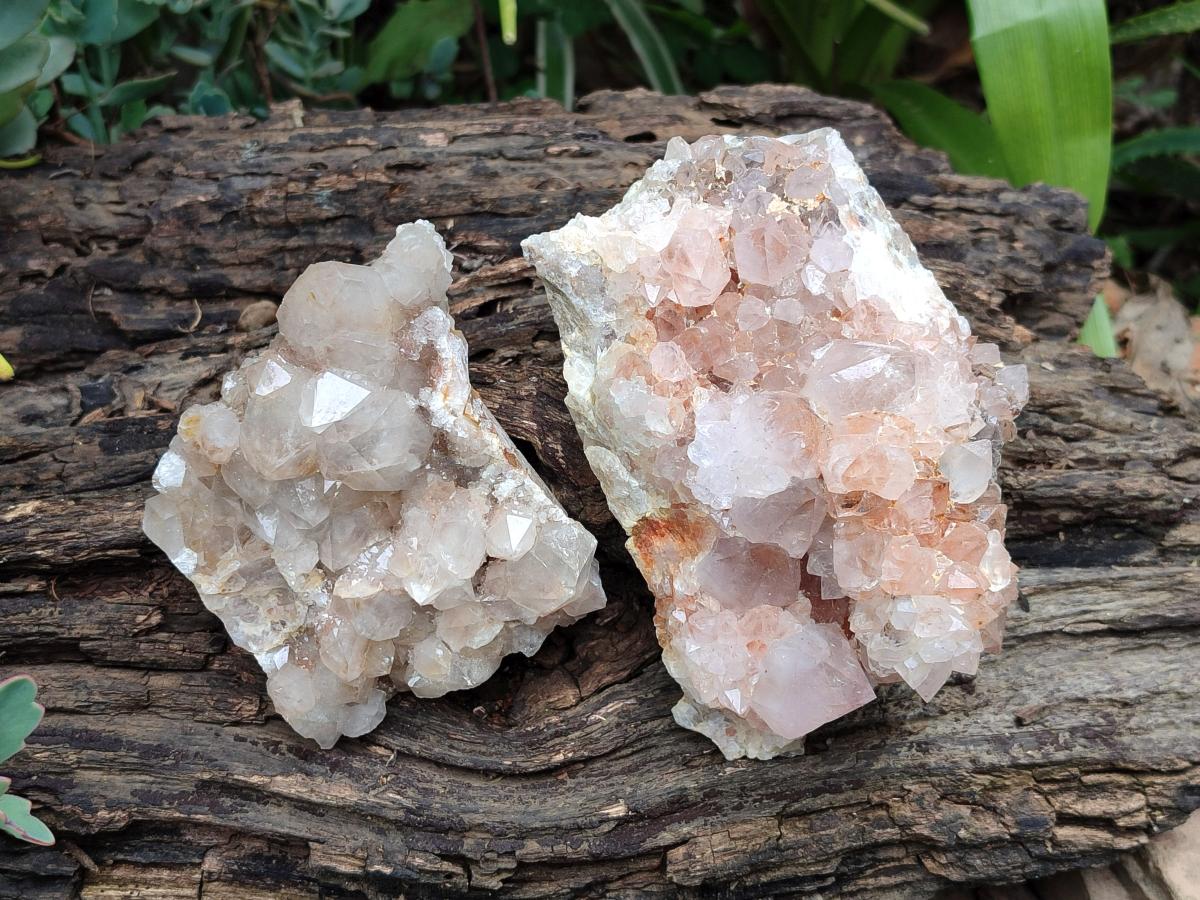 Natural Ametrine Spirit Clusters x 3 From Boekenhouthoek, South Africa