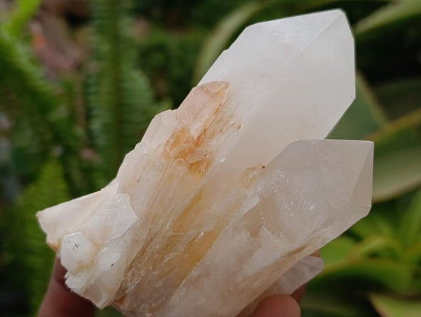 Natural Cascading Candle Quartz Crystals x 6 From Antsirabe, Madagascar