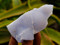 Natural Blue Lace Agate Crystalline Plate Specimens x 6 From Namibia