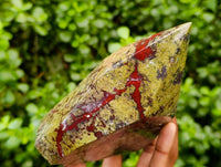 Polished Bastite Dragonsblood Stone Point x 1 From Tshipise, South Africa