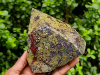 Polished Bastite Dragonsblood Stone Point x 1 From Tshipise, South Africa