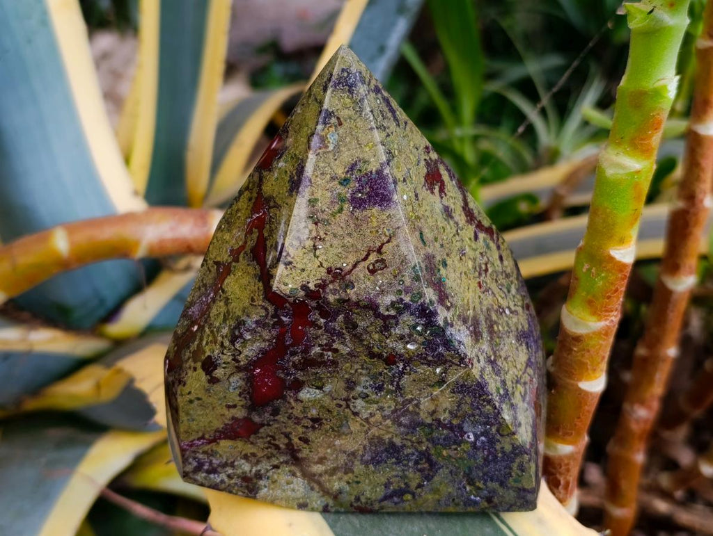 Polished Bastite Dragonsblood Stone Point x 1 From Tshipise, South Africa