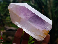 Polished Window Amethyst Crystals x 4 From Akansobe, Madagascar