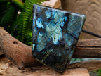 Polished Labradorite Standing Free Form x 1 From Tulear, Madagascar