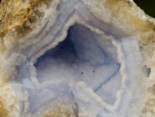Natural Blue Lace Agate Geode Specimens x 21 From Nsanje, Malawi