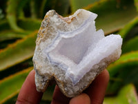 Natural Blue Lace Agate Geode Specimens x 21 From Nsanje, Malawi