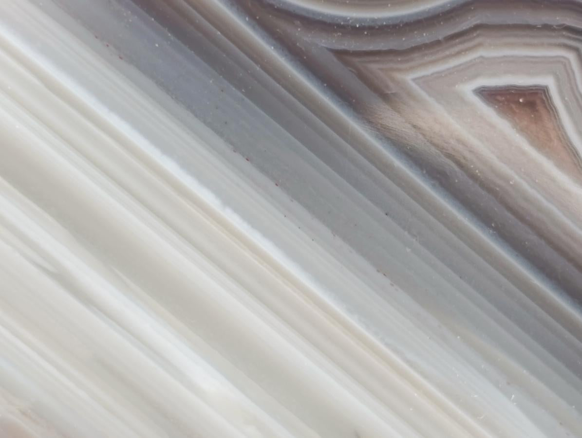 Polished On One Side Red Shashe River Agate Nodules x 7 From Shashe River, Zimbabwe