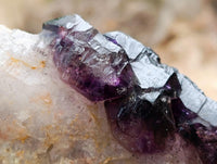 Natural Window Amethyst Crystals x 12 From Chiredzi, Zimbabwe