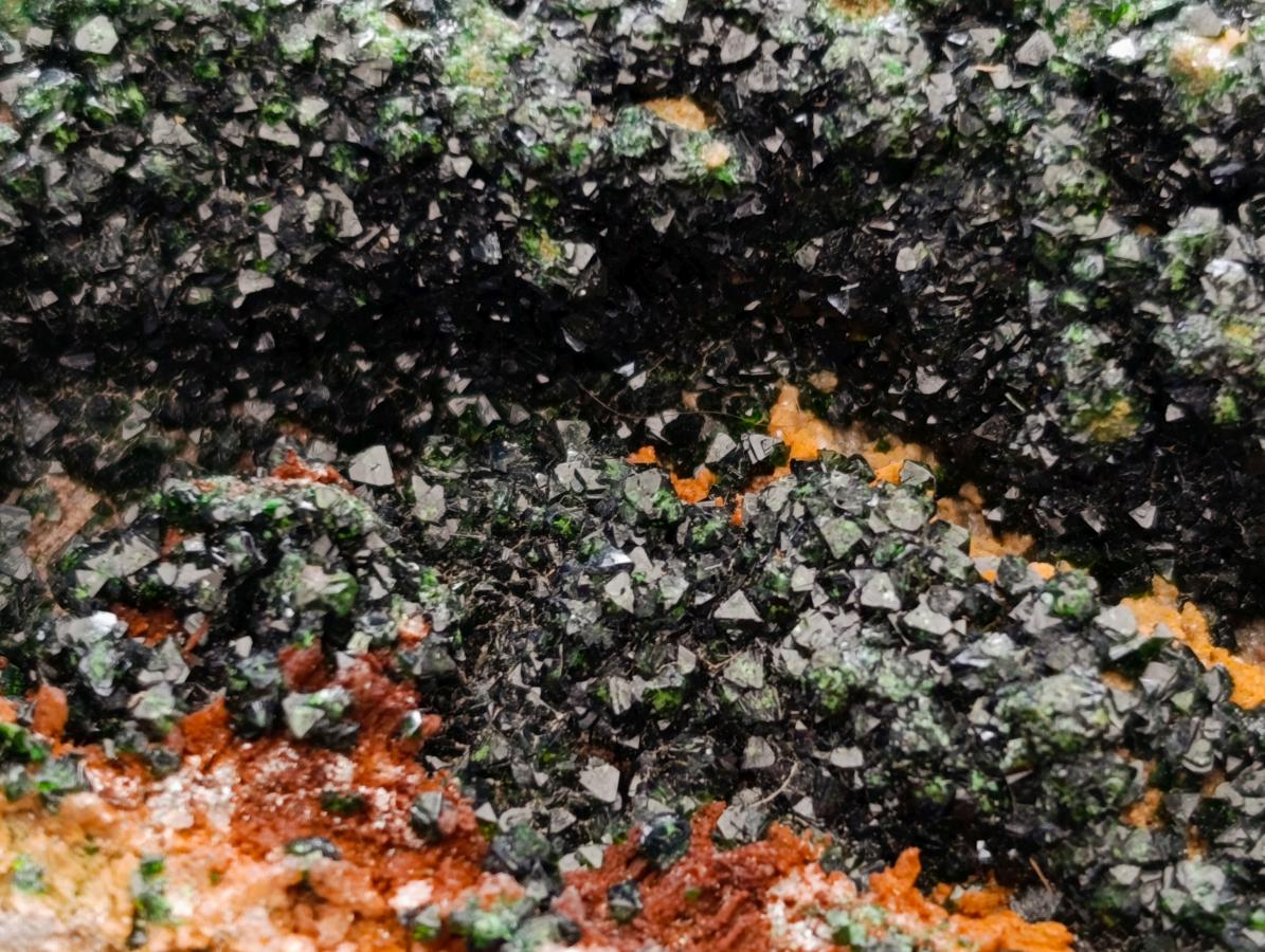 Natural Libethenite Crystals On Dolomite Matrix Specimens x 2 From Shituru, Congo