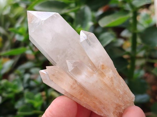 Natural Cascading Candle Quartz Clusters x 12 From Antsirabe, Madagascar